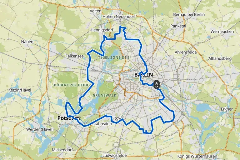 Mauerradweg - schöne Fahrradtour Berlin