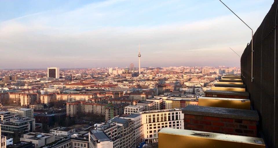 Einen schönen Aussichtspunkt über Berlin hat man vom Potsdamer Platz